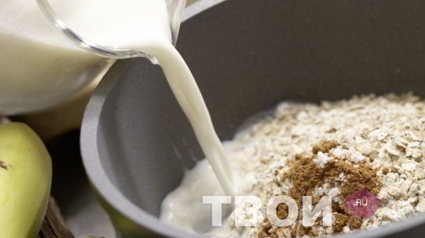 каша с бананом