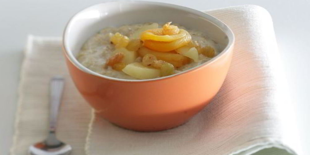 Рецепт каши с фруктами