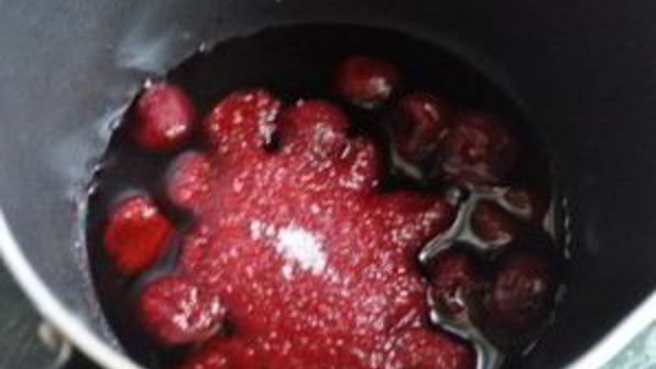 каша с вишней