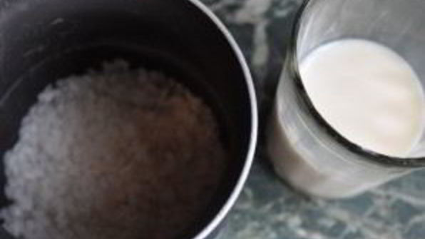 каша с вишней