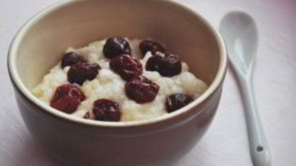 каша с вишней