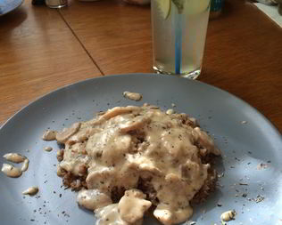 Каши с грибами