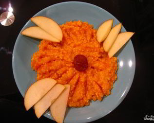 Кукурузная каша с тыквой