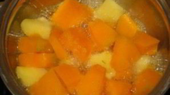 кукурузная каша с тыквой