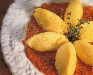 Кукурузная полента с сыром