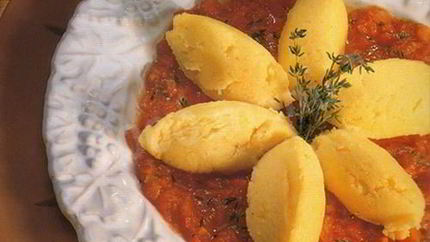 Кукурузная полента с сыром