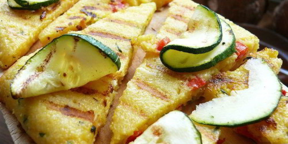 Рецепт поленты с кабачками