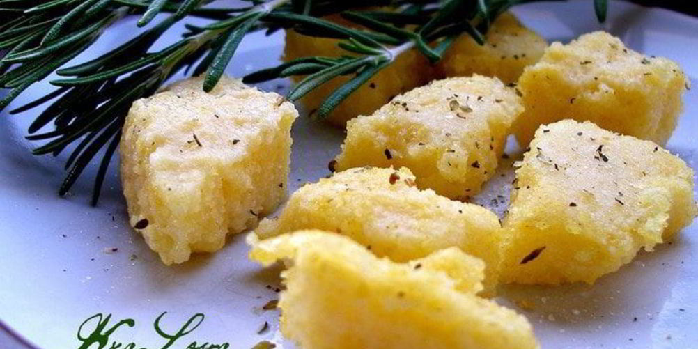 Рецепт жареной поленты polenta fritta