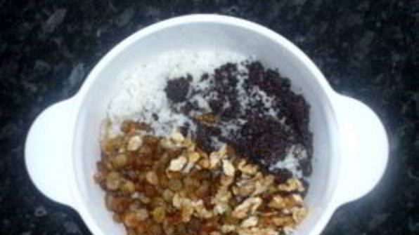 кутья с апельсинами