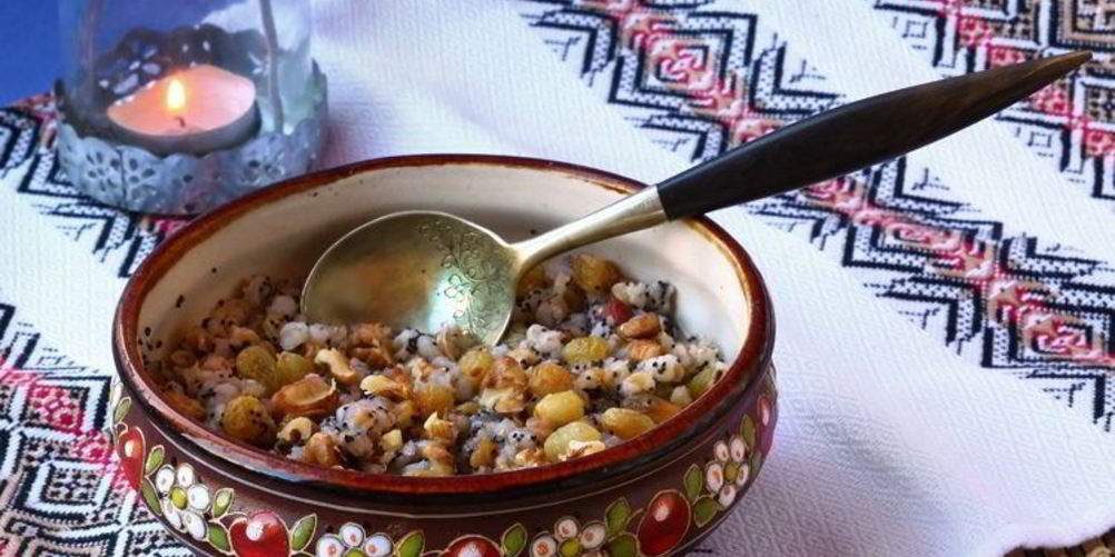 Рецепт кутьи с халвой