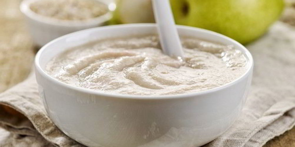 Рецепт манной каши с грушей