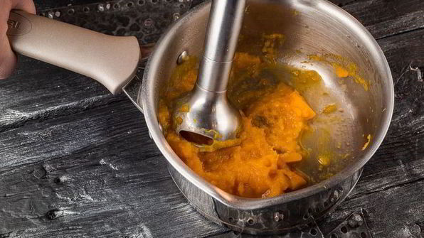 молочная каша ароматная тыква