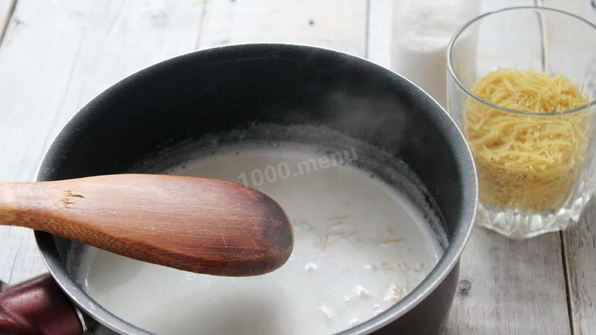 молочная каша с вермишелью вермишелевая