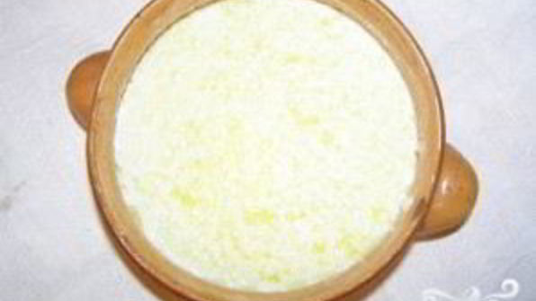 молочная каша в горшочке