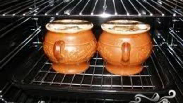 молочная каша в горшочке