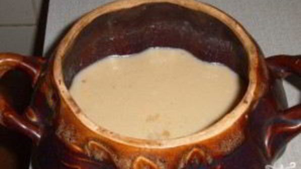 молочная каша в горшочке