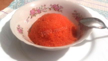 Морковная каша