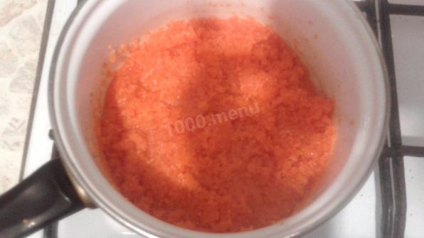 морковная каша