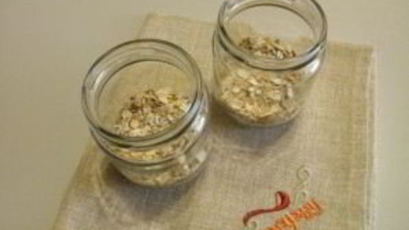 ленивая овсянка в банке для похудения