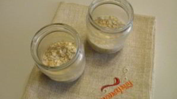 ленивая овсянка в банке для похудения
