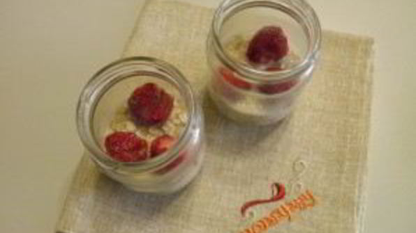 ленивая овсянка в банке для похудения