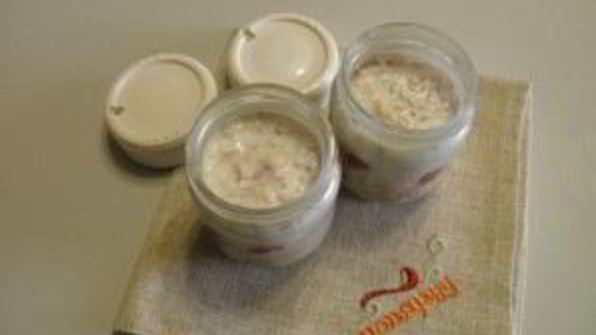 ленивая овсянка в банке для похудения