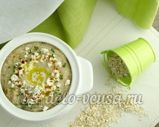 Овсяная каша на воде