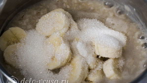 овсяная каша с бананом