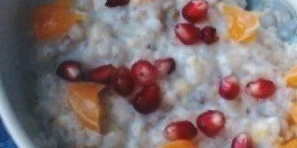 Рецепт овсяной каши с мандарином