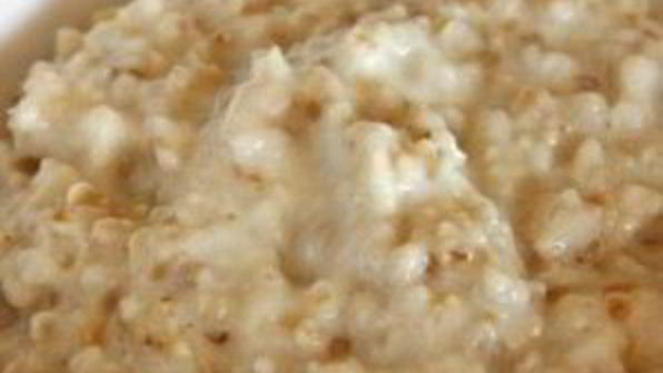 овсяная каша с жареными яблоками