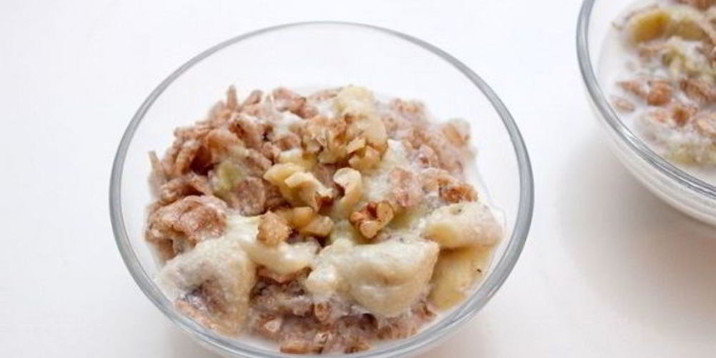 Рецепт овсянки с фруктами