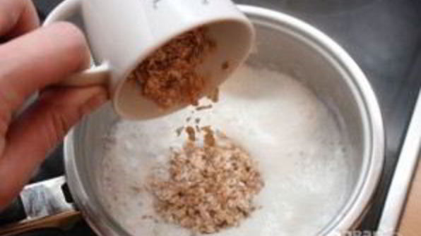 овсянка с фруктами