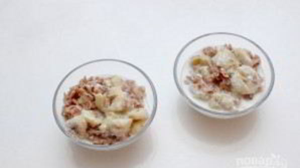 овсянка с фруктами