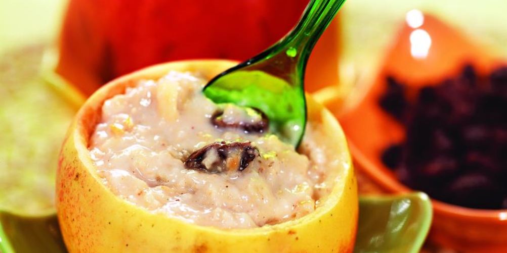 Рецепт овсянки с яблоками