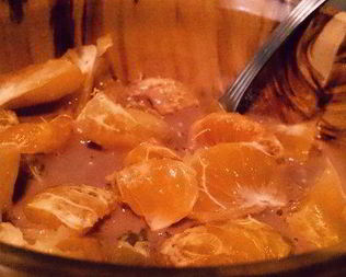 Шоколадная овсянка с фруктами