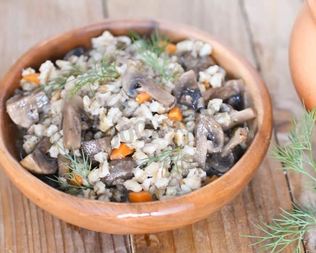 Перловая каша с грибами