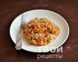 Перловка с курицей