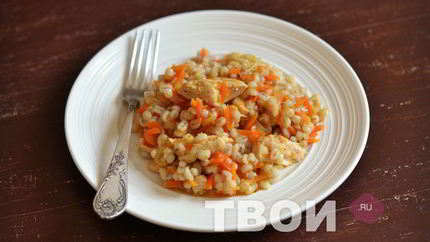 Перловка с курицей