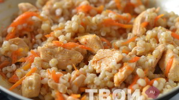 перловка с курицей