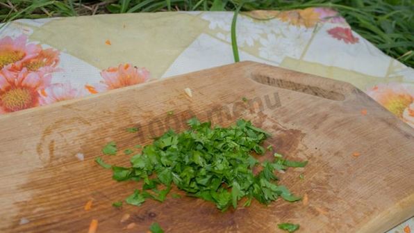 полевая каша на костре