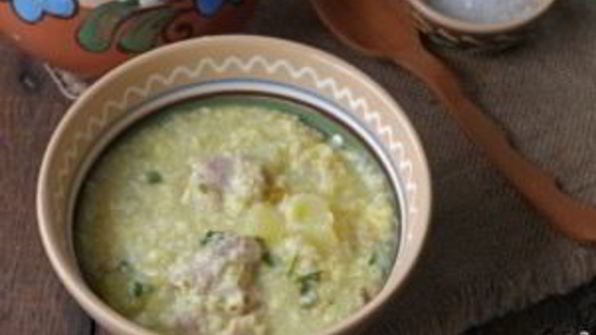 полевая каша с тушенкой