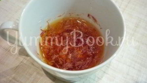 пряная гороховая каша с шафраном