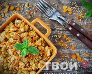 Пшеничная каша с мясом