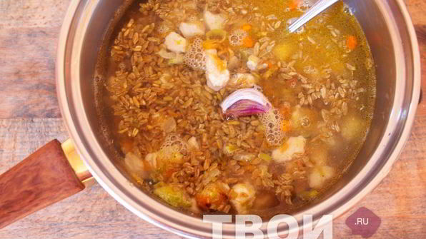 пшеничная каша с мясом