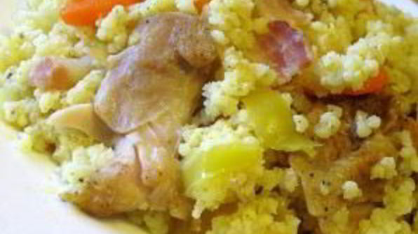 пшенная каша с тушенкой в мультиварке