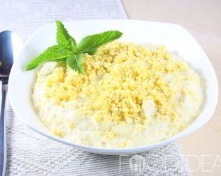 Пшенная каша с творогом