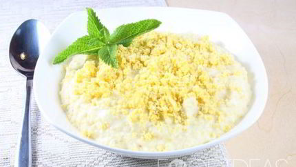 Пшенная каша с творогом