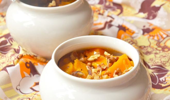 Пшенная каша с тыквой в духовке