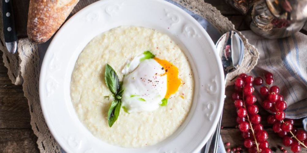 Рецепт пшенной каши с яйцом пашот