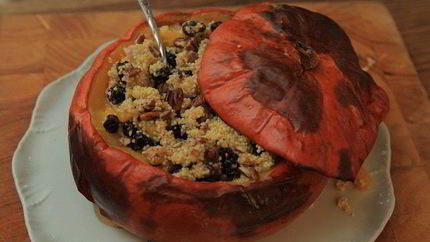 Пшенная каша в тыкве